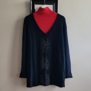 McDonald New Zealand V-Neck Cardigan Sweater